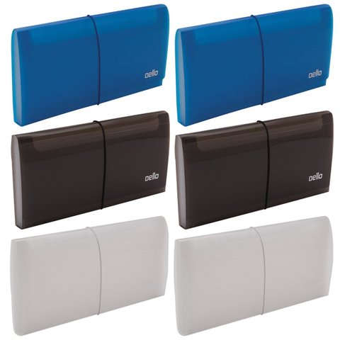 Kit 6 Pastas Sanfonadas Porta Cheques Recibos 12 Divisórias Elástico Dello Cores Sortidas