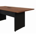 Ver imagem 4 de Mesa Reunião Escritório 6 Lugares 2,00m x 0,90m Caixa de Tomadas e Pés Painel Corporate F5 Office