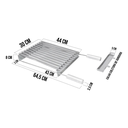Ver imagem 2 de Grelha Churrasco Parrilha Argentina 30x50 Cm