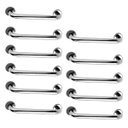 Ver imagem 1 de Alça de Apoio 30cm Inox Barra de Segurança Kit 11 Unidades Anti Queda Evita Acidente Idosos Crianças