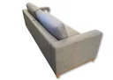 Ver imagem 4 de Sofá 3 Lugares King Size, Base em Mdf, Revestimento Linho Sintético Cinza, 2,20m X 1,00m