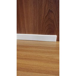 Boiserie Rodapé Autocolante Roda Meio Eva Flexível 3,5cm 5 M - 5