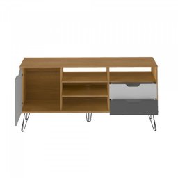 Conjunto Sala de Estar Rack para TV até 55 Polegadas Buffet Bar e Mesa de Centro Estocolmo - 13
