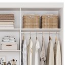 Ver imagem 5 de Guarda Roupa com Espellho 3 Portas 6 Gavetas Cecília Slide Branco