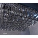 Ver imagem 3 de Lustre para Quarto, Sala, Cozinha, Hall em Cristal Legitimo Base 42x42 - 30cm