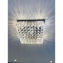 Ver imagem 2 de Lustre para Quarto, Sala, Cozinha, Hall em Cristal Legitimo Base 42x42 - 30cm