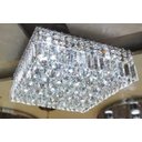 Ver imagem 1 de Lustre para Quarto, Sala, Cozinha, Hall em Cristal Legitimo Base 42x42 - 30cm