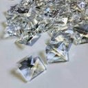 Ver imagem 5 de Lustre para Quarto, Sala, Cozinha, Hall em Cristal Legitimo Base 42x42 - 30cm