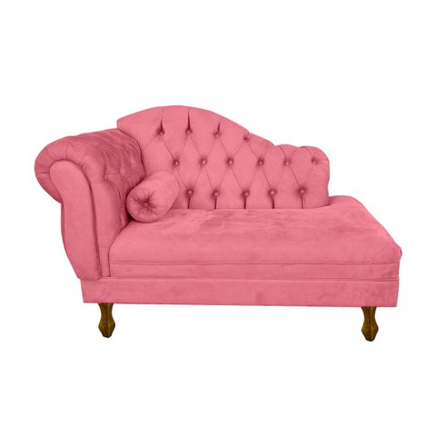 Mini Sofá Decorativo Baby para Salas e Escritórios - Suede:rosa