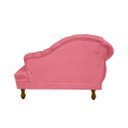 Ver imagem 2 de Mini Sofá Decorativo Baby para Salas e Escritórios - Suede:rosa