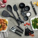 Ver imagem 2 de Conjunto Utensílios de Cozinha Preto 15 Peças Kitchenaid