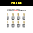 Ver imagem 3 de Kit Quatro Araras 1 Metro Acabamento Moderno + Araras Rt Inclinadas Suporte Fixo de Parede Closet