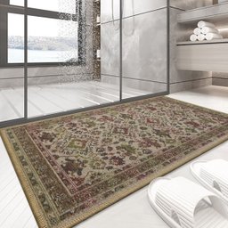 1 Tapete Banheiro Antiderrapante Absorve 50x80 Js Fu Med M72 - 1