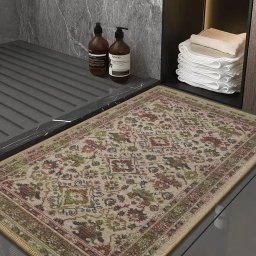 1 Tapete Banheiro Antiderrapante Absorve 50x80 Js Fu Med M72 - 6