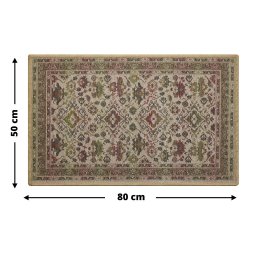 1 Tapete Banheiro Antiderrapante Absorve 50x80 Js Fu Med M72 - 5