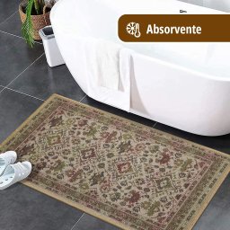 1 Tapete Banheiro Antiderrapante Absorve 50x80 Js Fu Med M72 - 4