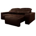 Ver imagem 4 de Sofá de Couro 2 Lugares Alabama 230cm USB M06 Cor Café 490 - Amarena Móveis SOFÁ 2 LUGARES 3 LUGARES