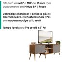 Ver imagem 5 de Rack Bancada para TV 65 pol 2 Portas 180 cm Prime Carvalho Cinza Rudk