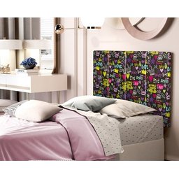 Painel Cabeceira Box 0,90 Infantil Cor Love Smile - Comprar Moveis em Casa - 1