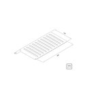 Ver imagem 3 de Escorredor Tramontina em Aço Inox Scotch Brite para Uso no Canal Organizador 30 x 15 cm