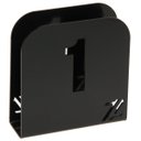 Ver imagem 3 de Porta Guardanapo Restaurante Numerado 1 Ao 20 Preto Acrílico de Mesa