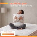 Ver imagem 7 de Cama Box Solteiro Molas Ensacadas Euro Pillow Double Face Pró Hotel 88x188x69cm Probel até 150kg