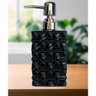 Saboneteira Liquida Banheiro Lavabo Cerâmica Preto de 350ml - 4