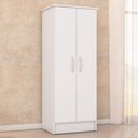 Ver imagem 5 de Armário Multiuso 2 Portas 3 Prateleiras Viena D02 Branco