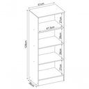 Ver imagem 3 de Armário Multiuso 2 Portas 3 Prateleiras Viena D02 Branco