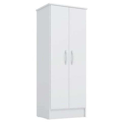 Armário Multiuso 2 Portas 3 Prateleiras Viena D02 Branco