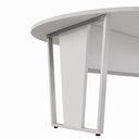 Ver imagem 7 de Mesa de Reunião Orgânica Moderno MDP 180cm Cinza F5 Office