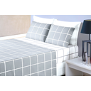 Ver imagem 4 de Jogo de cama queen com lençol de cima 198cm x 158cm lecol casal quin com 4 peças