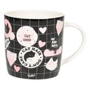 Ver imagem 3 de Caneca Gatinha Preto Cerâmica 400ml