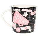 Ver imagem 2 de Caneca Gatinha Preto Cerâmica 400ml