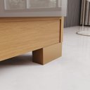 Ver imagem 7 de Guarda-Roupa Casal 2 Espelhos 6 Portas Flora Marrom/Cinamomo/Avelã