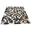 Ver imagem 1 de Tapete de Couro Marrom Malhado Escuro 1,80x2,00 C/B Peça 10