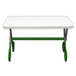 Mesa Escrivaninha Infantil com Pés Tesoura para Atividades:verde - 3
