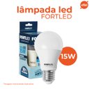 Ver imagem 2 de Lâmpada Led Branca 15w Bulbo Fortled