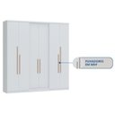 Ver imagem 6 de Guarda-Roupa 6 Portas 2 Gavetas Sonata New Branco