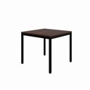 Ver imagem 2 de Mesa Cozinha e Refeitório 90cm x 90cm Pés Metal com 4 Cadeiras de Jantar Dalla Costa 100% MDF Casa