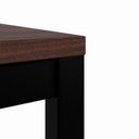 Ver mais imagens de Mesa Cozinha e Refeitório 90cm x 90cm Pés Metal com 4 Cadeiras de Jantar Dalla Costa 100% MDF Casa