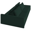 Ver mais imagens de Sofá Ilha Modular com Puff para Sala Living 252cm Georgia K04 Veludo Verde - Mpozenato