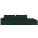 Ver imagem 7 de Sofá Ilha Modular com Puff para Sala Living 252cm Georgia K04 Veludo Verde - Mpozenato