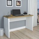 Ver imagem 2 de Conjunto Escritório Home Office 2 Peças com Escrivaninha e Gaveteiro Toq Olmo com Branco Artany