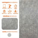 Ver imagem 3 de Papel de Parede Adesivo Vinilico Decor Premium Cimento Queimado Cinza Claro 500x60cm