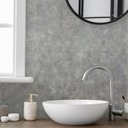 Ver imagem 2 de Papel de Parede Adesivo Vinilico Decor Premium Cimento Queimado Cinza Claro 500x60cm
