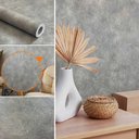 Ver imagem 5 de Papel de Parede Adesivo Vinilico Decor Premium Cimento Queimado Cinza Claro 500x60cm
