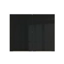 Ver imagem 4 de Armário Aéreo Madesa Lux 80cm 2 Portas Branco Preto