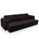 Ver imagem 1 de Sofá Retrátil para Sala de Estar 4 Lugares 332cm Riza S03 Couro Vinho - Lyam Decor
