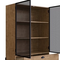 Cristaleira Industrial 2 Portas 1 Gaveta 93cm York - 6